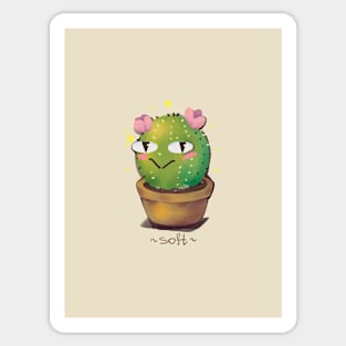 Soft cactus Sticker